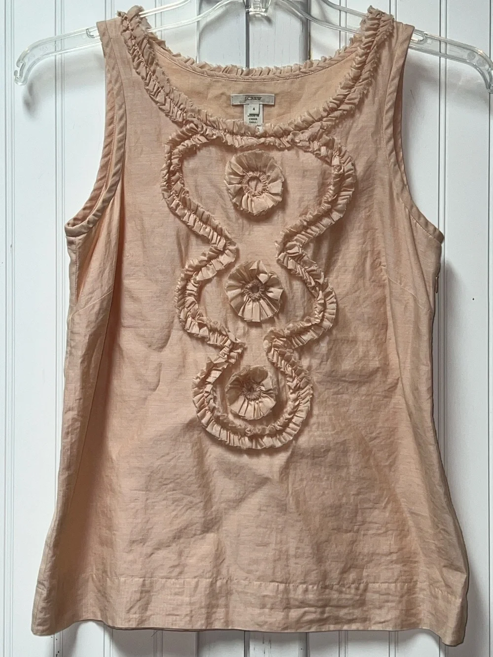 J Crew Silk Blend Tank Top Shirt M